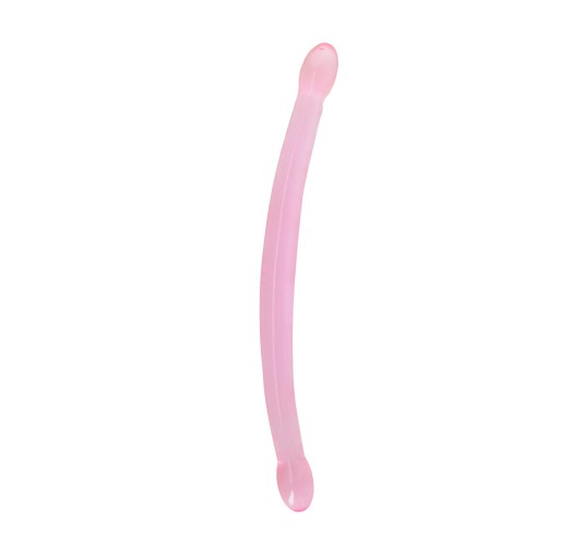 Cienkie podwójne dildo do sexu lesbijskiego 42 cm